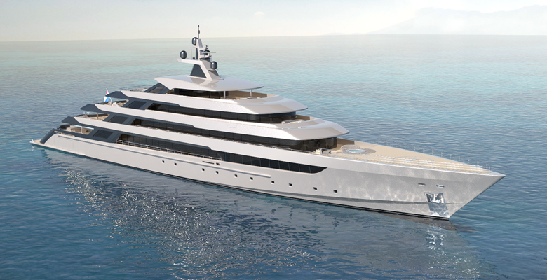 White Coral yacht concept from Mulder Design
