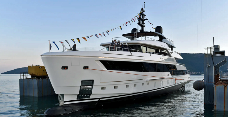 the Sanlorenzo 50 Steel is one of the motoryachts at the Monaco Yacht Show