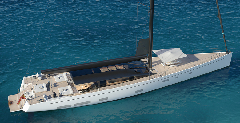 the Wildcat yacht project at Turquoise Yachts