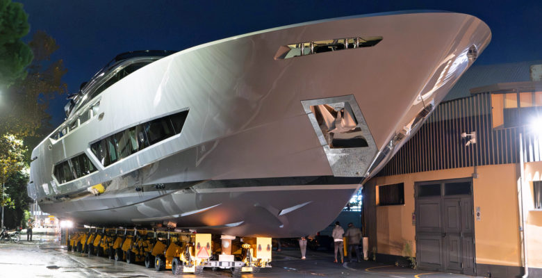 the AB 130 yacht