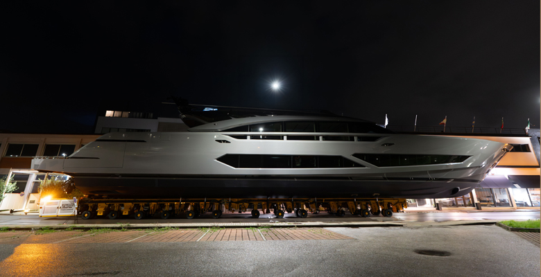 the AB 130 yacht