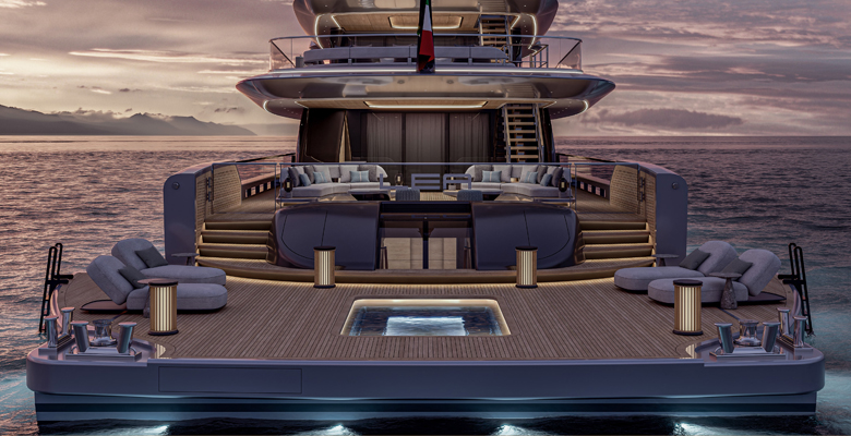 custom Baglietto 56-meter yacht