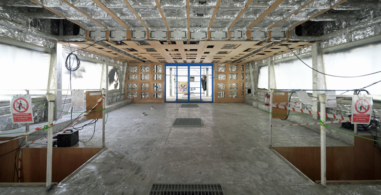 VisionF 82 yacht construction