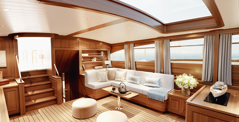 Feadship New Classic yacht interior