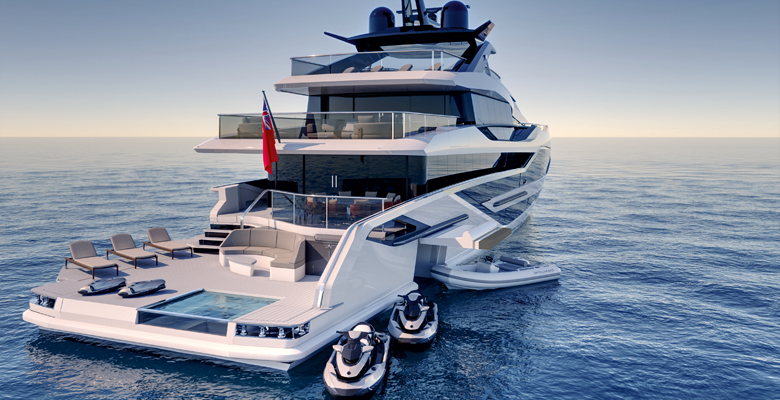 Sunseeker Ocean 460 in Sunseeker Superyacht Division