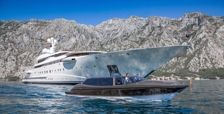 Lurssen yacht Pelorus and tender