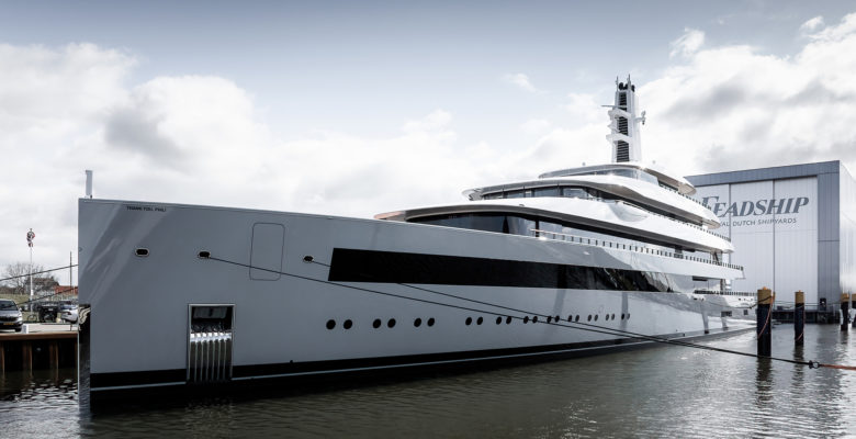 Feadship yacht Moonrise 2025 launch