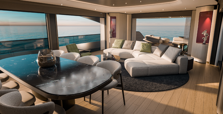 Maiora M|36 yacht interior