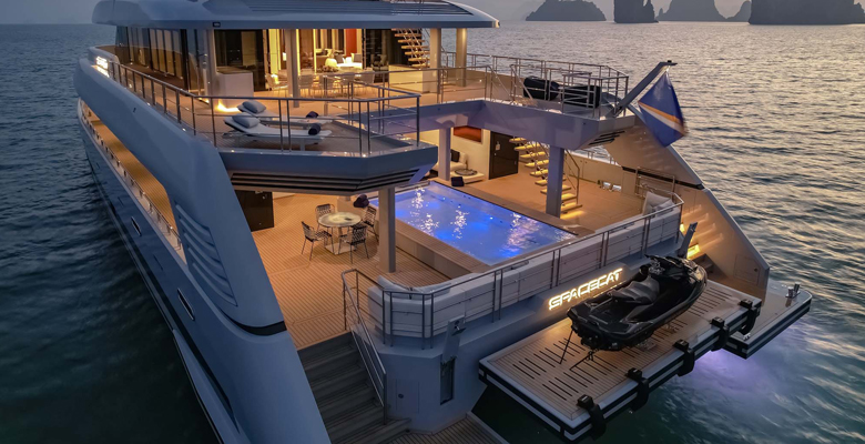 The White Lotus yacht Spacecat