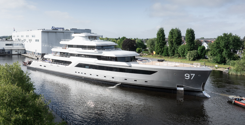 Feadship Project 715 yacht Valor launch