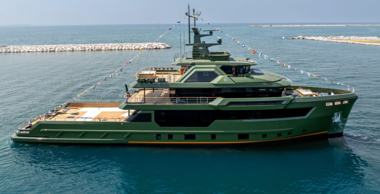 launch of the yacht Nasiba
