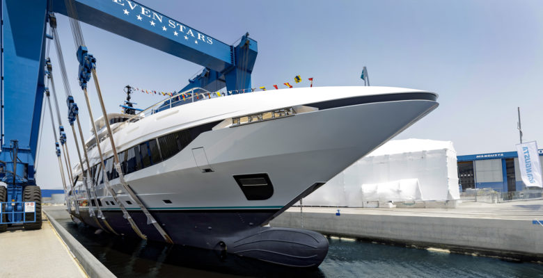 launch of the yacht Felicità