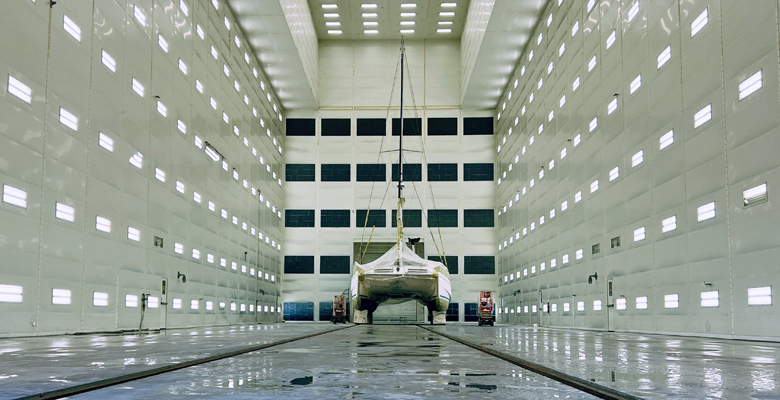 Thunderbolt Marine's paint booth