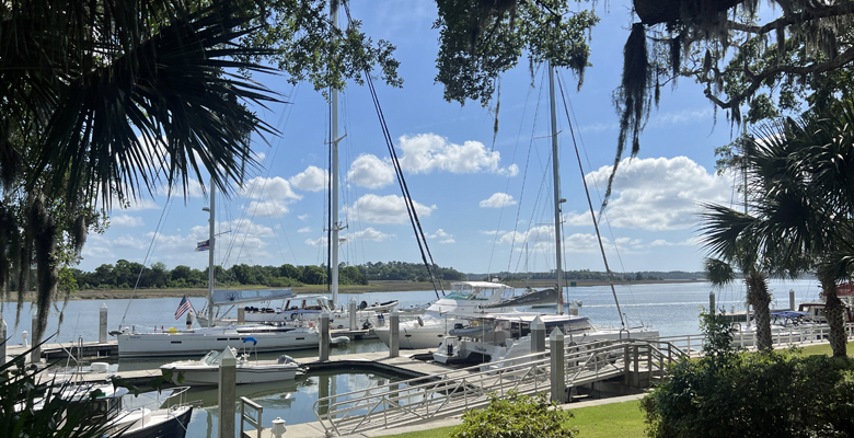 Thunderbolt Marine's marina