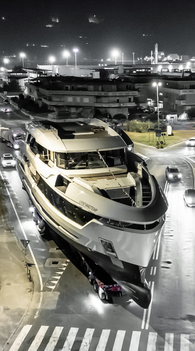 first Baglietto DOM115 yacht