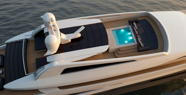 Gravity concept yacht
