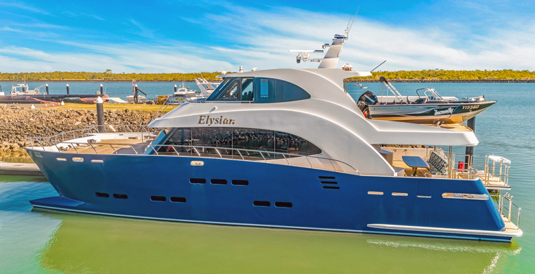 the yacht Elysian