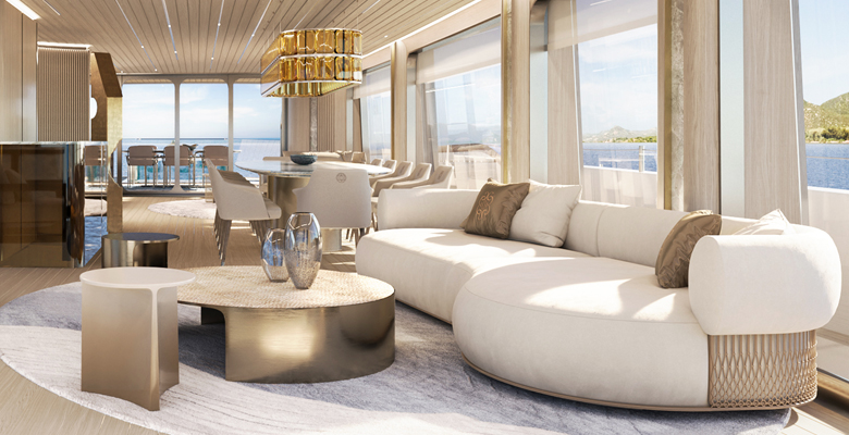 Elie Saab decor for Maiora 42 Exuma