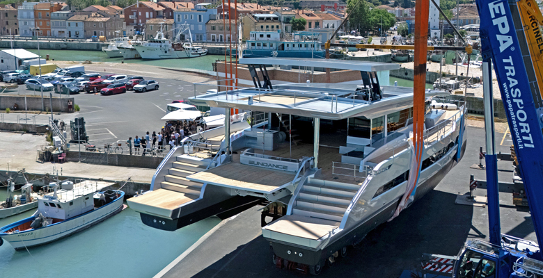 yacht Sundance SY 80 launch