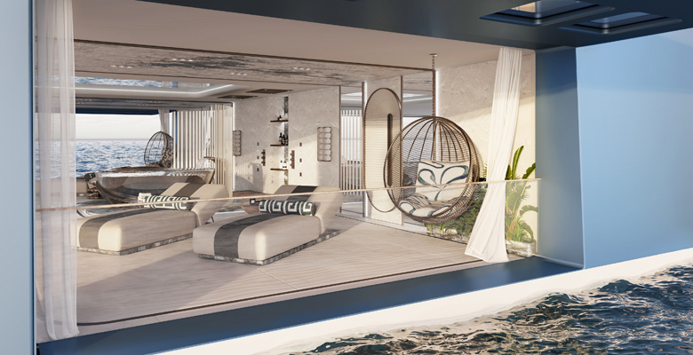 concept yacht Lassel spa side