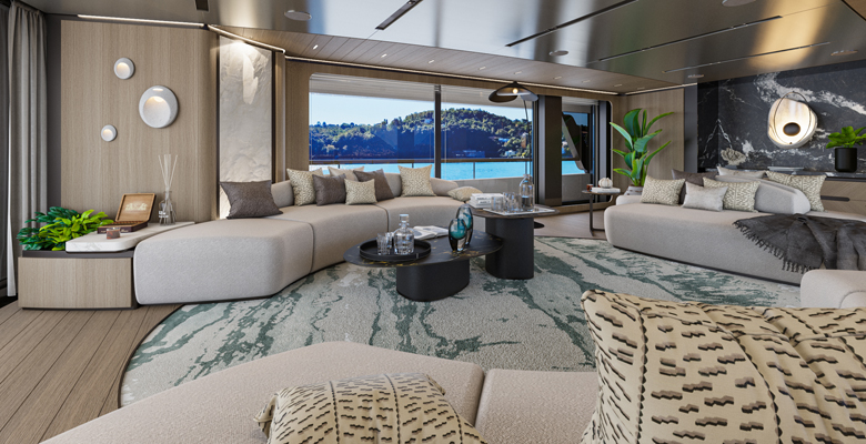 Sirena 42M saloon