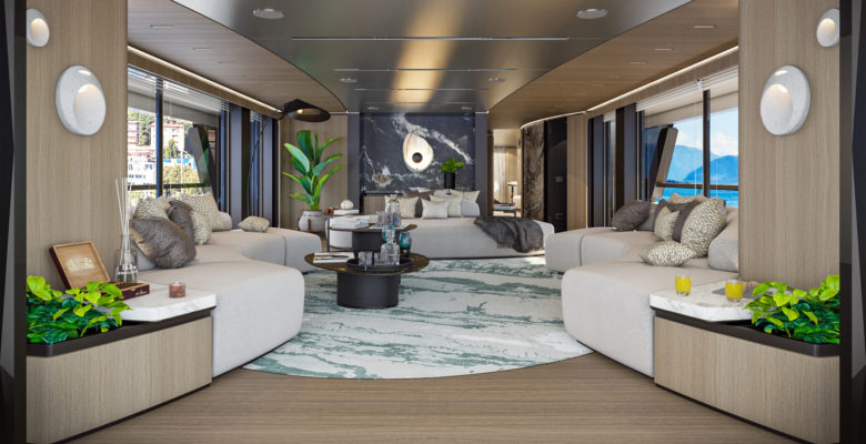 Sirena 42M saloon and dining