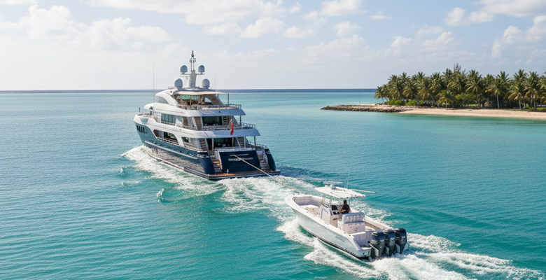 yacht insurance involves towing tenders