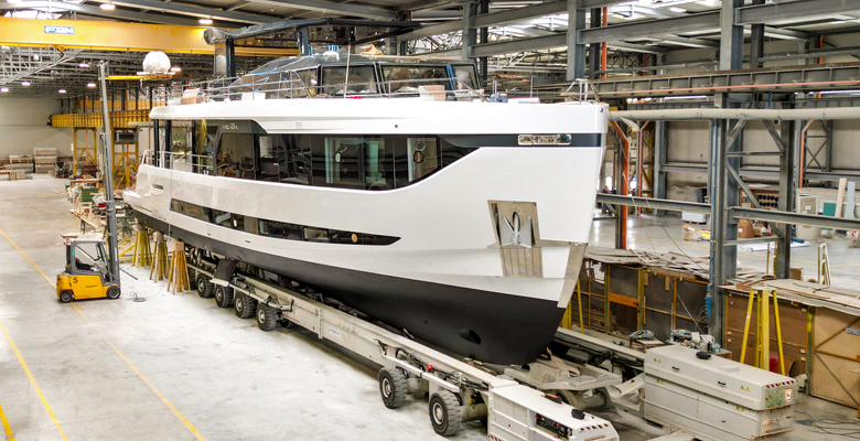 Arcadia A80new yacht launch