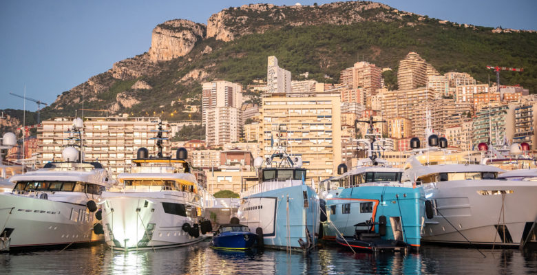 superyachts attending the Monaco Yacht Show