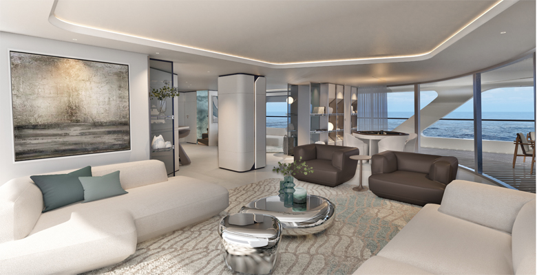 Royal Huisman yacht concept Aera