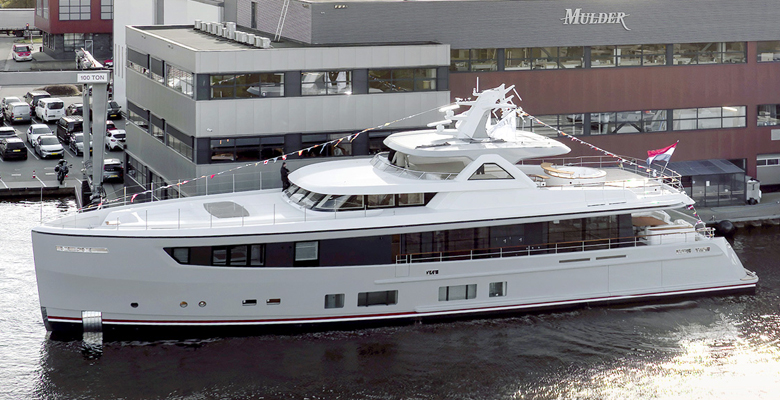 superyachts dominating FLIBS include Castlefinn