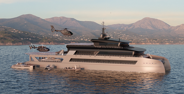 Shadowcat Sentinel yacht concept