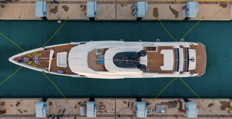 Bilgin NB83 yacht launch