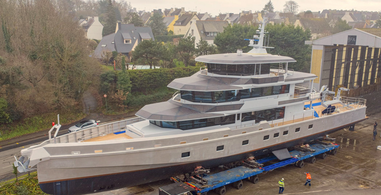 JFA Yachts 50M Explorer yacht launch