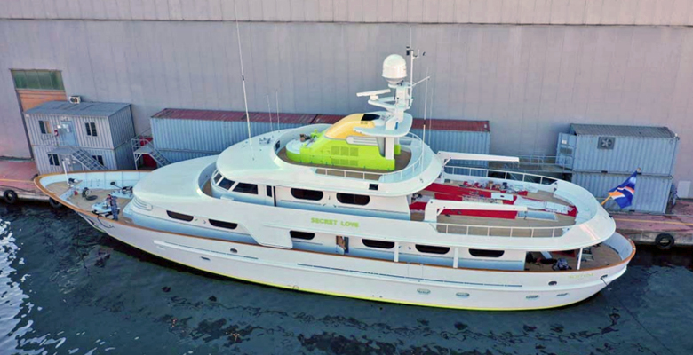 Amels yacht Secret Love - love in superyacht names