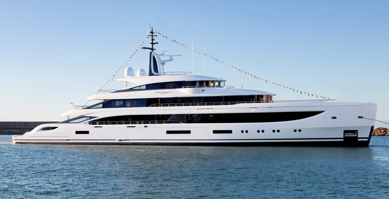 Benetti B.Now 67M yacht Dagger launch