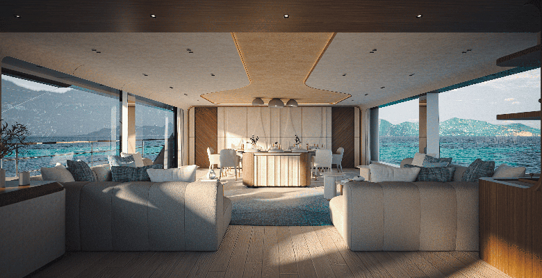 Mangusta GranSport 38 yacht interior