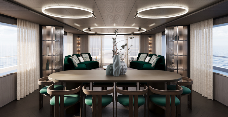 Ocean King Explorer 34M yacht interior