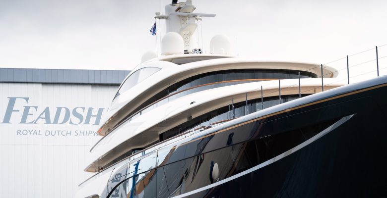 Feadship yacht Project 1014 launch