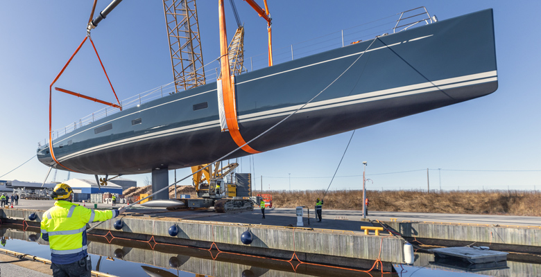 Nautor Swan yacht Raijin launch