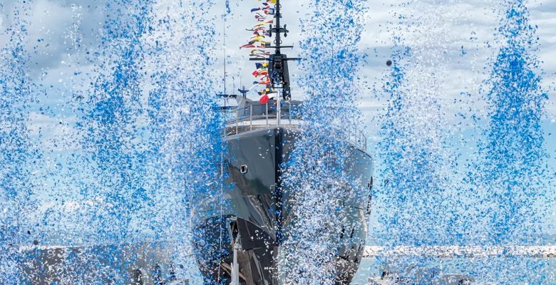 launch of yacht Sea Raider X