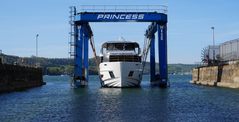 first Princess X90 yacht launch