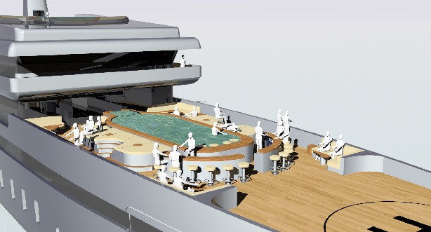 Citadel foredeck pool