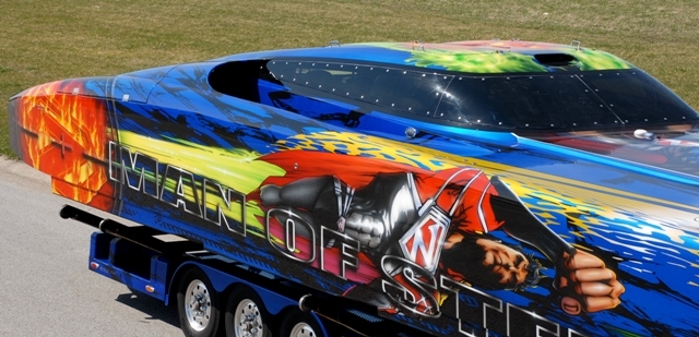 Man of Steel speedboat