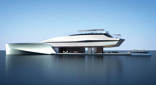 superyacht RA open aft deck