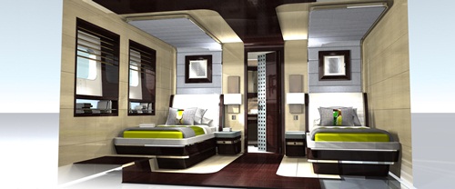 Heesen YN 15747 stateroom